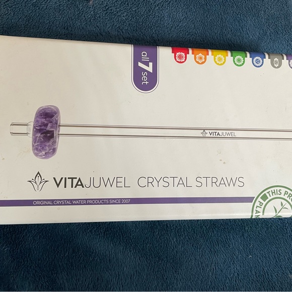 SOLD—VitaJuwel Crystal Straw Set - Picture 6 of 8